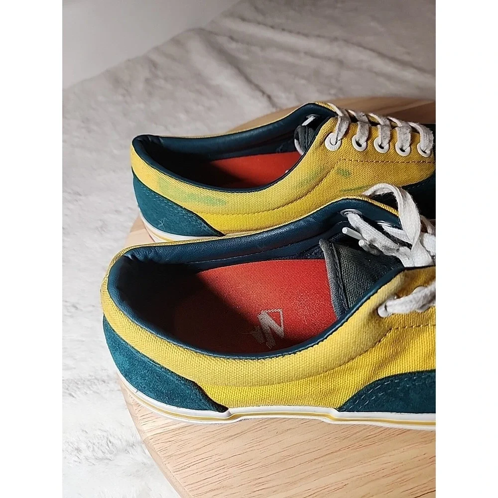 VANS Shoes‎ Sneakers Mens 9.5 Era Pro Skate Prime Atlantic Canvas Suede Yellow